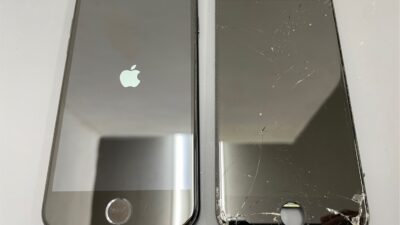 iPhoneSE2ガラス割れの画面修理【iPhone修理川越】