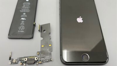 iPhone8充電口の修理とバッテリー交換【iPhone修理川越】