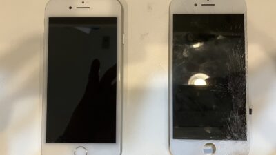 iPhone8細かく割れてしまった画面修理【iPhone修理川越】