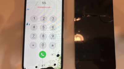 iPhone12液晶漏れ画面故障の修理【iPhone修理川越】