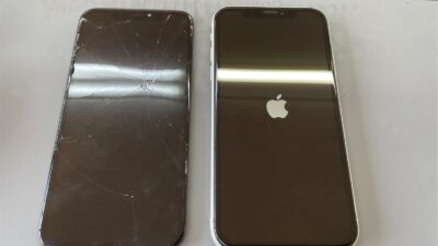 iPhoneXRガラス割れ液晶故障の修理【iPhone修理川越】