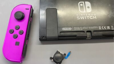 ゲーム中の勝手にドリフトするSwitchの修理【Switch修理川越】