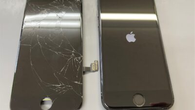 iPhone7画面バキバキの画面修理【iPhone修理川越】