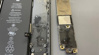 水没したiPhone7の修理【iPhone修理川越】