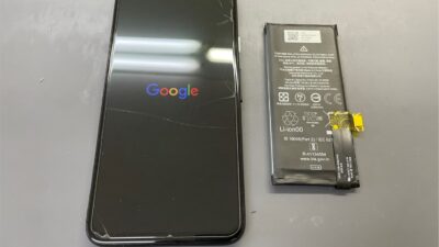 GooglePixel4aバッテリー交換のご依頼【スマホ修理川越】