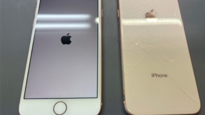 iPhone8背面ガラス割れの修理【iPhone修理川越】