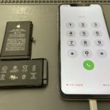 iPhoneXSMax液晶交換＆バッテリー交換【iPhone修理川越】