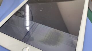 【川越】iPad5 液晶交換修理｜画面がほぼ見えない症状も即...