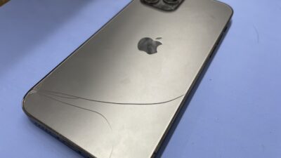 【川越】iPhone12 Pro バッテリー交換修理｜背面ガラス割れがあっても対応可能です