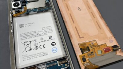 【川越】Galaxy A53 画面修理 落下後に画面が映らない症状も