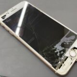 バキバキのiPhone画面修理で復旧【iPhone修理川越】