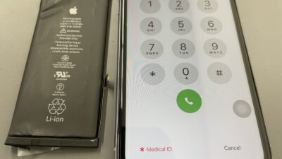 【川越】iPhone 11 大容量バッテリー交換｜耐水シール施工