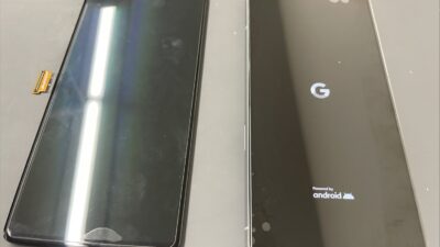 GooglePixel7水没、画面故障の修理【スマホ修理所沢】