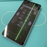 画面に線画は入ったAQUOSSense8の画面修理【スマホ修理川越】