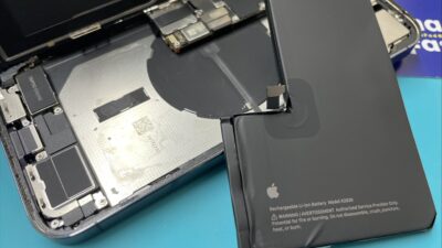 iPhone14ProMaxバッテリー交換【iPhone修理所沢】