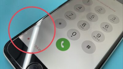 iPhoneSE2液晶光漏れの修理【iPhone修理川越】