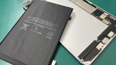 iPadmini4電源が入らないバッテリー交換【iPad修理川越】