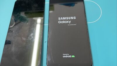 Galaxy M23 5G 液晶漏れ画面修理【スマホ修理川越】