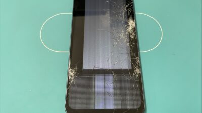 GalaxyA25/5G画面バキバキの即日修理【アンドロイドスマホ修理川越】