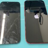 液晶に黒いシミ画面故障の修理【iPhone修理川越】