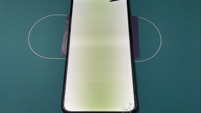 画面が緑色になってしまった画面故障の修理【アンドロイド修理川越】