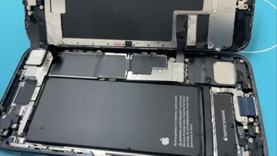 iPhone水没により画面が映らない状態の修理【iPhone修理川越】
