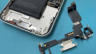 充電がしにくい、iPhone14ドックコネクター交換【iPhone修理川越】