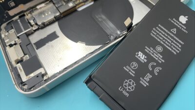 大容量iPhone12miniバッテリー交換【iPhone修理川越】