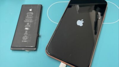 iPhoneXRバッテリー交換【iPhone修理川越】