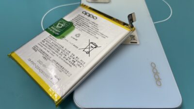 OPPOReno7Aバッテリー交換も即日対応【スマホ修理川越】
