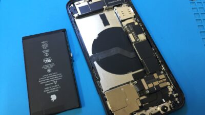 バッテリーの減りが早くなってきたiPhone 12 のバッテリー交換