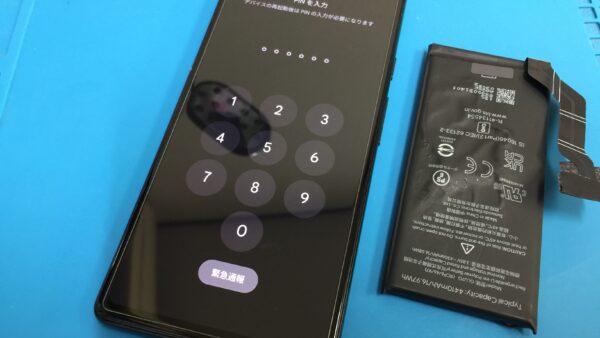 google pixel 6 a のバッテリー膨張で画面が浮き上がってきた