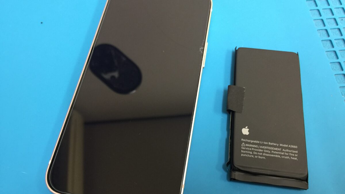 iPhone13miniのバッテリー交換