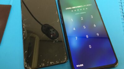 画面が映らなくなったOPPO RENO A の画面交換修理