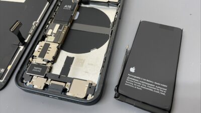 iPhone13miniバッテリー交換【iPhone修理飯塚】