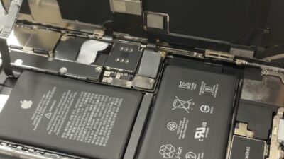 iPhoneXバッテリー交換【iPhone修理飯塚】