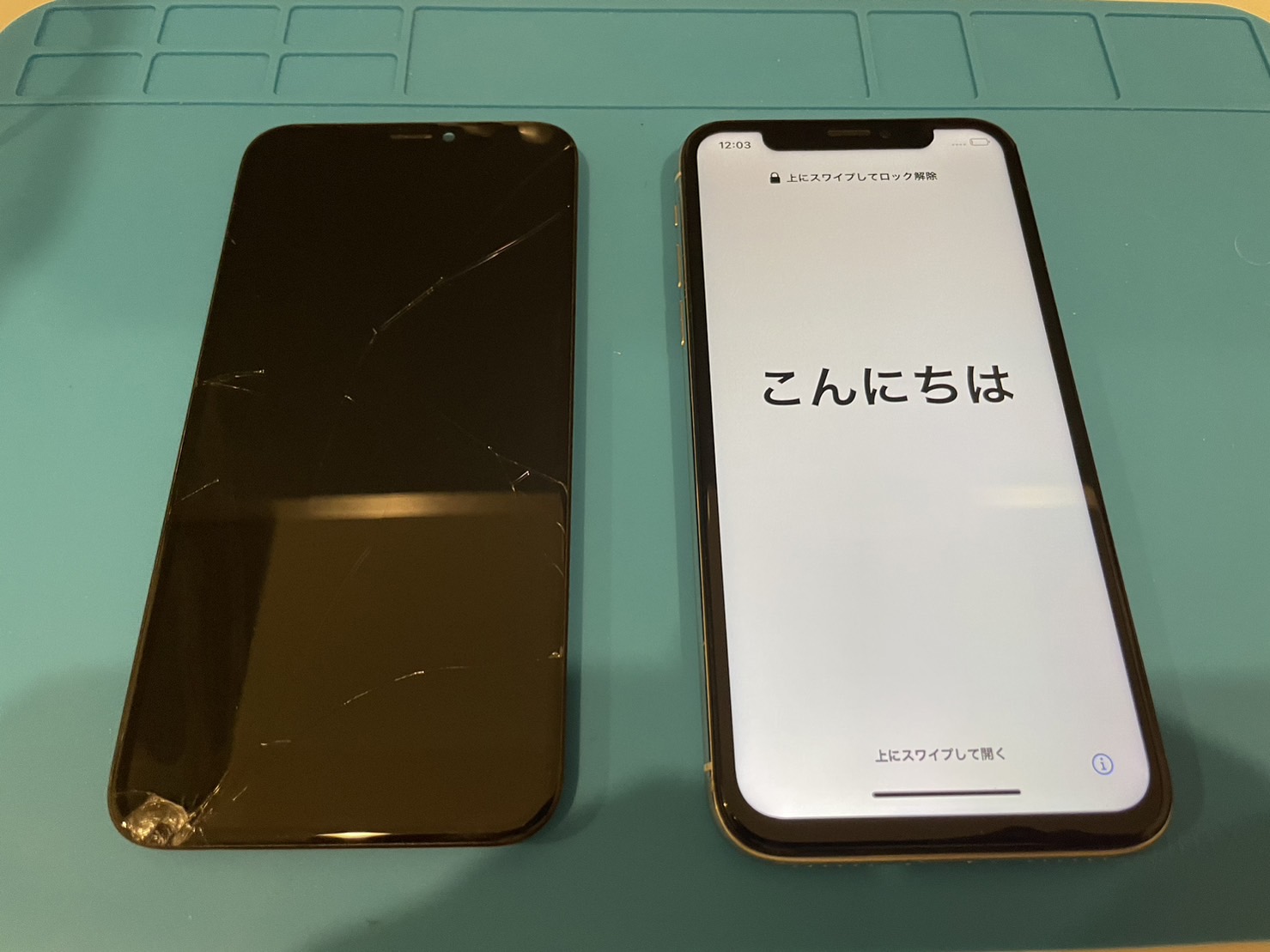 iPhoneXの画面故障の修理【iPhone修理所沢】