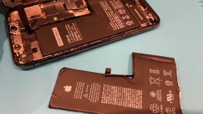 iPhoneXsバッテリー不具合の修理【iPhone修理所沢】