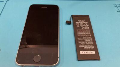 iPhone SE1st バッテリー交換【iPhone修理所沢】