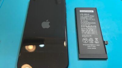 iPhoneSE2 バッテリー交換のご依頼【iPhone修理所沢】