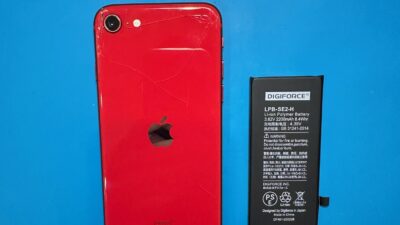 iPhone SE2 大容量バッテリー交換 【iPhone修理所沢】