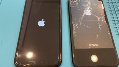 iPhoneXR背面ガラス割れ修理【iPhone修理所沢】