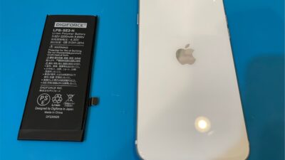 iPhoneSE2大容量のバッテリー交換【iPhone修理所沢】