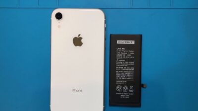 iPhoneXRバッテリー交換【iPhone修理所沢】