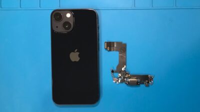 iPhone13mini充電口(ドックコネクタ)修理【iPhone修理所沢】