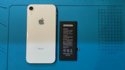 iPhoneXRバッテリー交換【iPhone修理所沢】