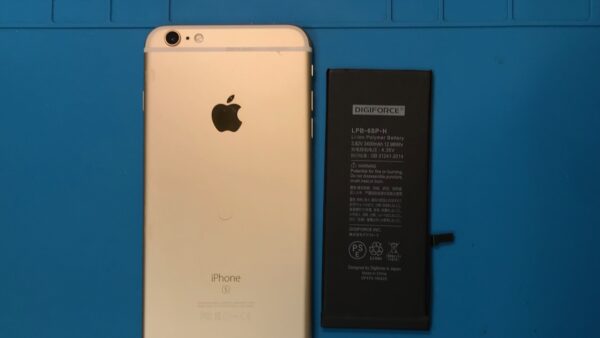 iPhone6sPlus起動不良バッテリー交換【iPhone修理所沢】