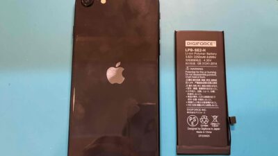 iPhoneSE2大容量バッテリー交換【iPhone修理所沢】