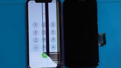 iPhone11液晶縦線故障修理【iPhone修理所沢】