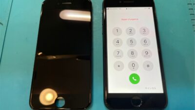 iPhoneSE3液晶の割れによる表示不良【iPhone修理所沢】